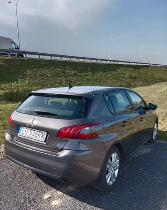 Peugeot 308 cena 44400 przebieg: 130000, rok produkcji 2017 z Lublin małe 254